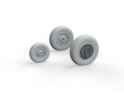 1/72 Buccaneer S.2C wheels for AIRFIX kit