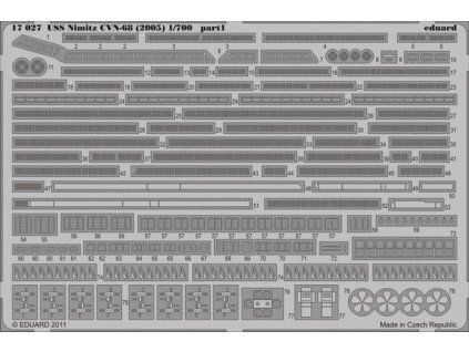 USS Nimitz CVN-68 (2005) 1/700 recommended for TRUMPETER