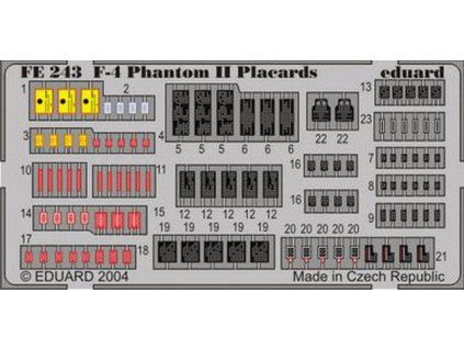 F-4 placards