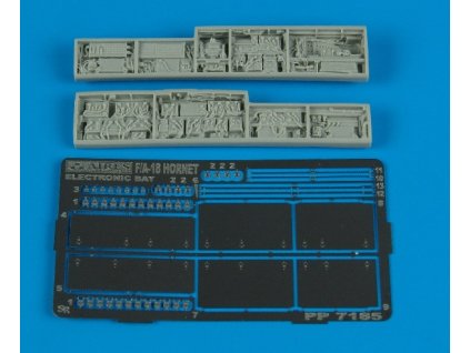 1/72 F/A-18 Hornet electronic bays - HASEGAWA