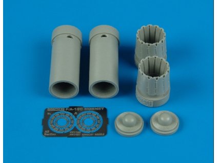 1/72 F/A-18C Hornet exhaust nozzles - opened position - HASEGAWA