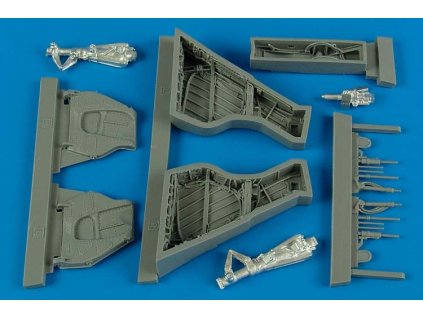1/48 Sea Vixen FAW. 2 wheel bay - AIRFIX