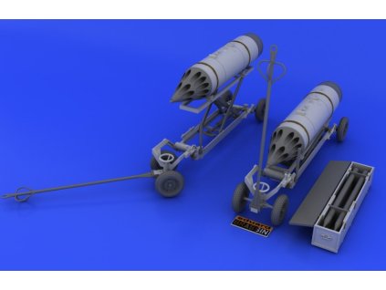 1/48 Rocket launcher B-8M1 and loading cart