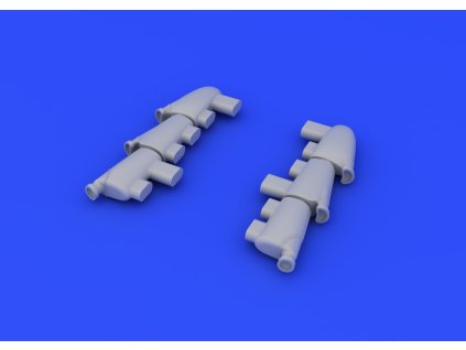 1/48 Hurricane Mk.I exhaust stacks for AIRFIX kit