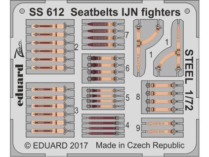 Seatbelts IJN fighters STEEL 1/72