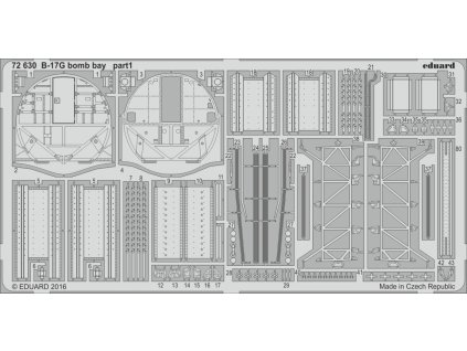 1/72 B-17G bomb bay for AIRFIX kit