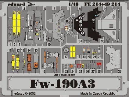 Fw 190A-3 recommended for TAMIYA