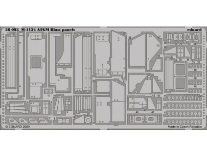 1/35 M-1134 ATGM blast panels for TRUMPETER kit