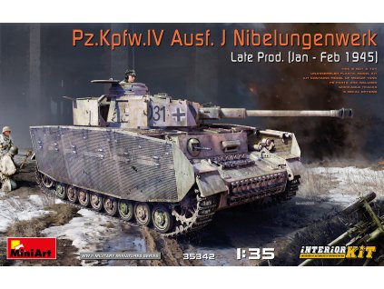 1/35 Pz.Kpfw.IV Ausf. J Nibelungenwerk Late Prod. (Jan - Feb 1945) Interior Kit - Miniart