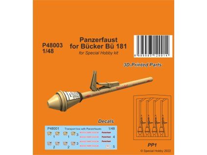 1/48 Panzerfaust for Bücker Bü 181