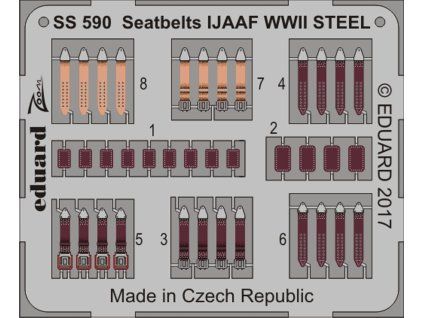 Seatbelts IJAAF WWII STEEL
