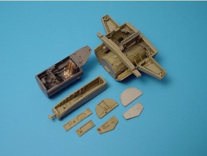 1/48 Me 262A Schwalbe wheel bays & cockpit set