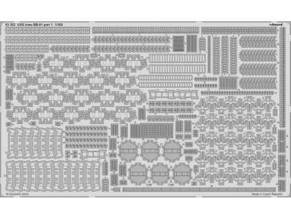 USS Iowa BB-61 part 1 1/350 recommended for HOBBY BOSS