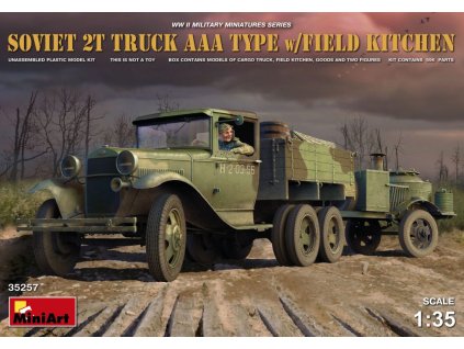 1/35 Soviet 2 t Truck AAA Type w/Field Kitchen - Miniart