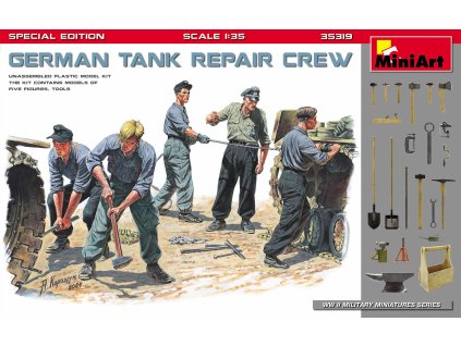 1/35 German Tank Repair Crew. Special Edition - Miniart