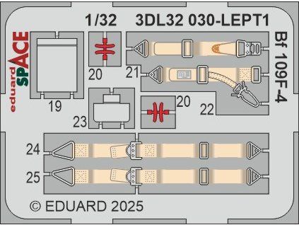Bf 109F-4 SPACE 1/32 recommended for HOBBY 2000 / HASEGAWA