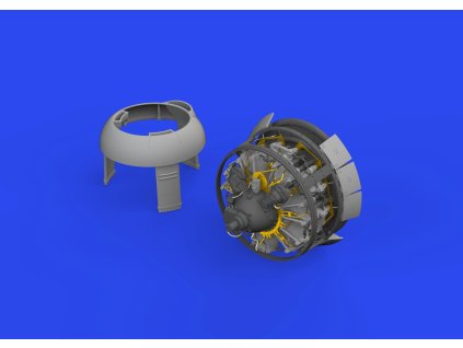 FM-1 engine PRINT  1/48 recommended for EDUARD