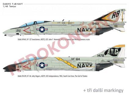 F-4B NAVY 1/48 recommended for TAMIYA