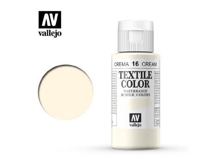 Vallejo Textile Color 40016 Cream (60 ml)