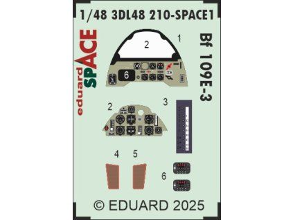 Bf 109E-3 SPACE 1/48 recommended for HOBBY BOSS