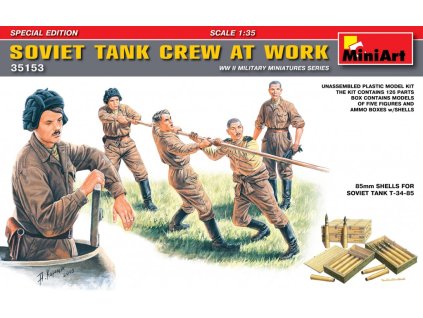 1/35 Soviet Tank Crew at Work. Special Edition