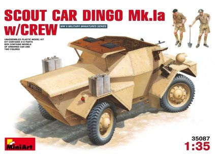 1/35 Scout Car Dingo Mk 1a w/crew - Miniart