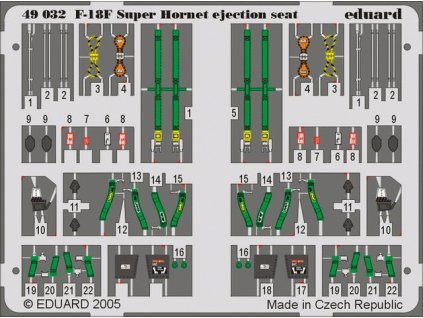 1/48 F/A-18F ejection seat for HASEGAWA kit