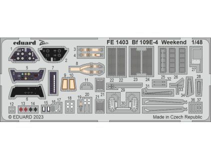 Bf 109E-4 Weekend 1/48 recommended for EDUARD