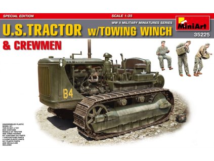 1/35 U.S.Tractor w/Towing Winch & Crewmen.Special Edition