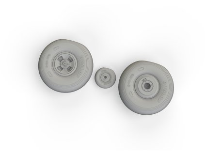 Hurricane Mk.I wheels 1/48 recommended for HOBBY BOSS