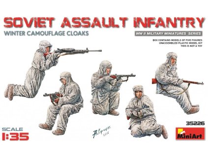 1/35 Soviet Assault Infantry (Win.Camouflage Cloaks) - Miniart
