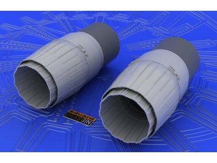 1/48 MiG-29 exhaust nozzles for ACADEMY/EDUARD kit