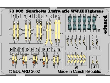 1/72 Seatbelts Luftwaffe WWII Fighters