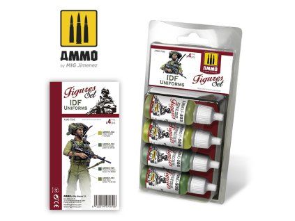 IDF Uniforms Figures Set Acrylic Figures Sets