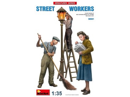 1/35 Street Workers - Miniart