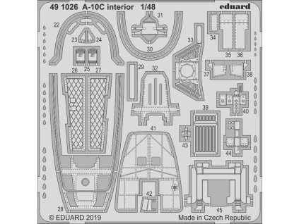 A-10C interior 1/48 recommended for ITALERI