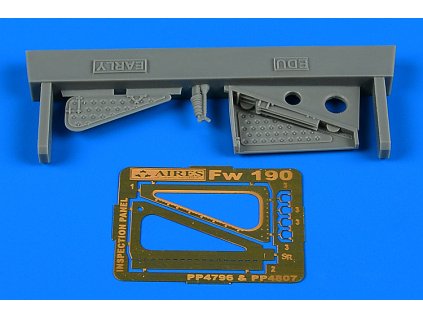 1/48 Fw 190 inspection panel - early v. for EDUARD kit