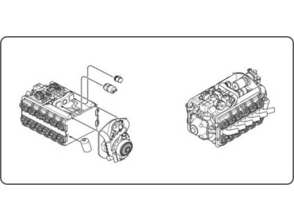 1/48 Napier Sabre Mk.II WW II British engine