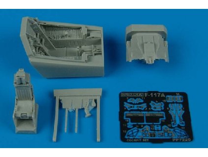 1/72 F-117A Nighthawk cockpit set - ACADEMY