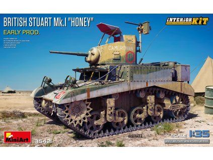 1/35 BRITISH STUART MK.I "HONEY" EARLY PROD. INTERIOR KIT