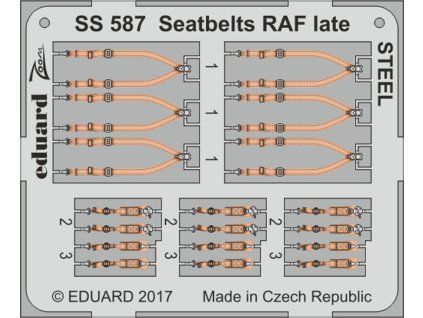 Seatbelts RAF late STEEL