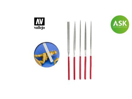 Vallejo T03002 Set 5ti diamantových pilníčků
