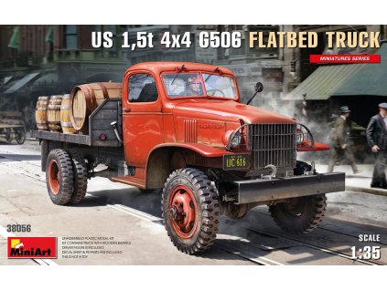 1/35 US 1,5t 4x4 G506 FLATBED TRUCK - Miniart