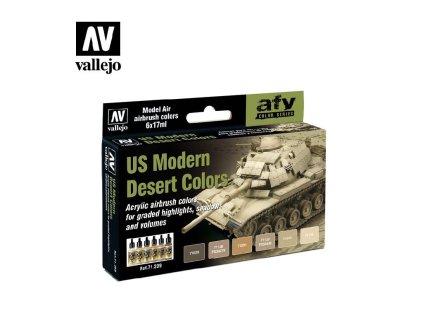 Vallejo Model Air AFV Set 71209 US Modern Desert Colors (6)