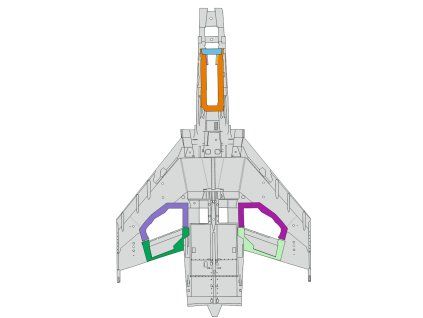 F-4E wheel bays 1/48 recommended for MENG