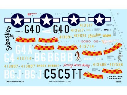 P-51D-5 “357th FG“ 1/48 recommended for EDUARD