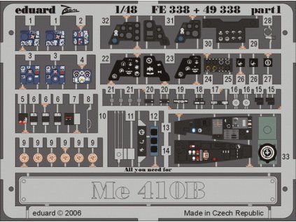 Me 410B recommended for REVELL/MONOGRAM