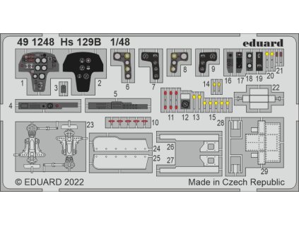 Hs 129B 1/48 recommended for HOBBY 2000/HASEGAWA