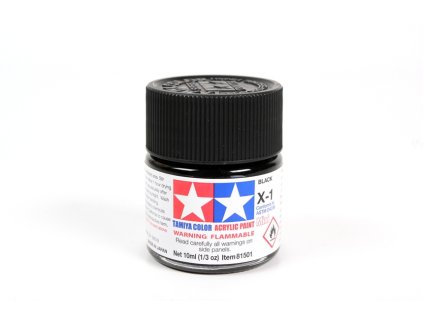 Tamiya 81501 Acrylic Mini X-1 Black