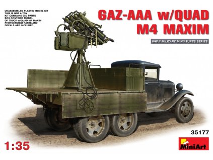 1/35 GAZ-AAA  w/QUAD M4 MAXIM - Miniart